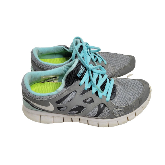Nike Shoes - Nike Air Max Run Womens Lite 2 Gray w/Blue Laces Size 7.5 Tennis Shoes
